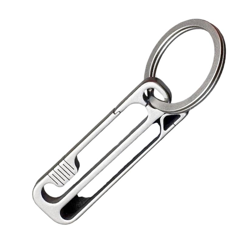 Metal Alloy Carabiner Keychains Clip Quick Releases Key Rings Small Carabiner Clip Waist Hanging Keychain Buckles