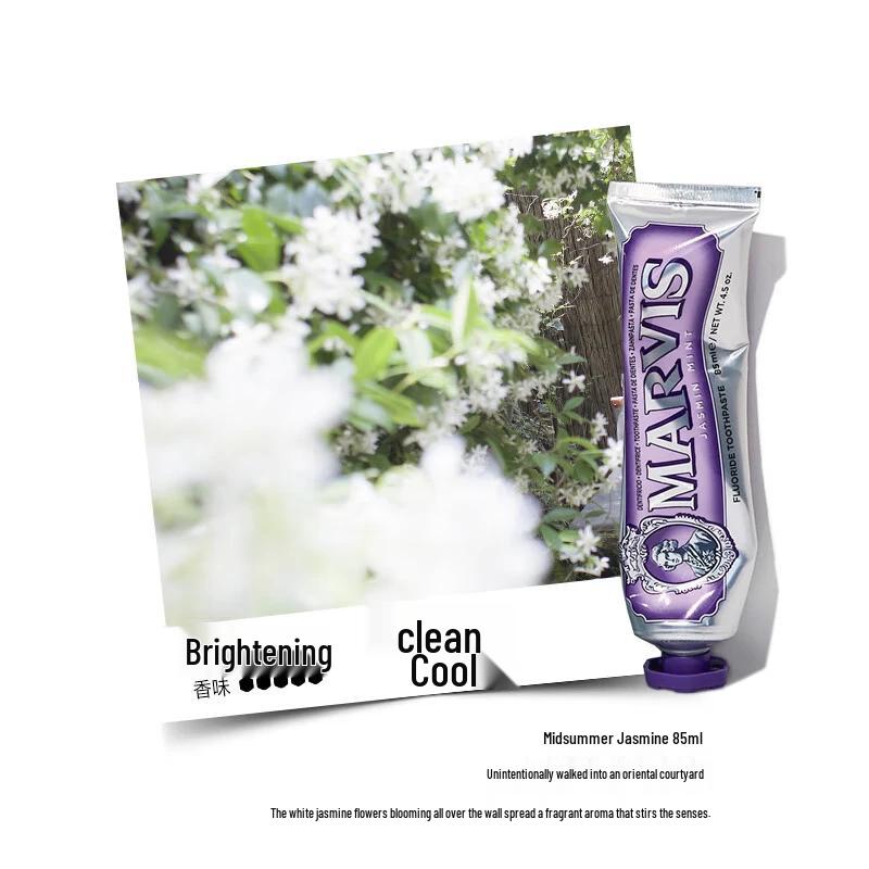 Marvis Brightening & Jasmine Mint Toothpaste Duo