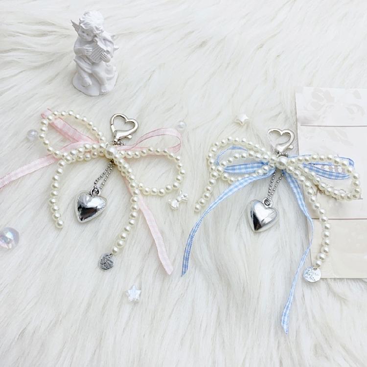 Eye Catching Phone Charm Unique Bowknot Keyring Delicate Keychain Phone Accessories Bag Pendant for Purse Backpack