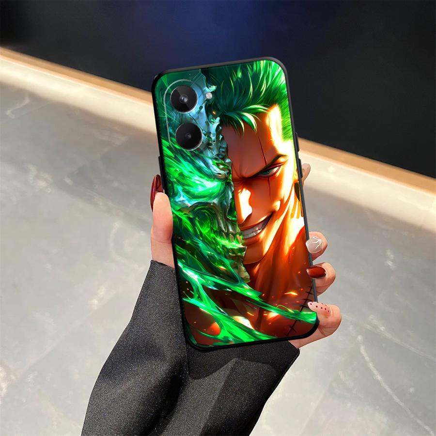 

Чехол для телефона для Realme C15 C12 P3 Ultra C21 GT Master Neo2 C25 C33 C35 C53 C55 11 Pro Nazro 50 50i 12 14 One Piece Луффи realme GT Neo2