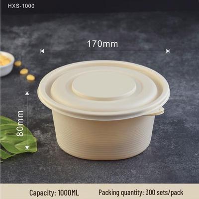 Degradable Corn Starch Meal Boxes with Lids