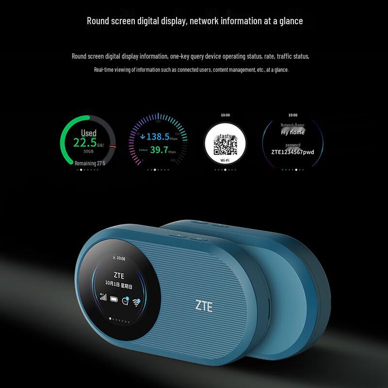 ZTE U10S Pro Portable Wi-Fi 6 Hotspot