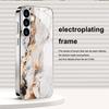 Electroplated Glass TPU Hard Case for Samsung Galaxy S26 S25 S24 S23 S22 S21 FE Ultra Plus Scratch Resistant Advanced Protection