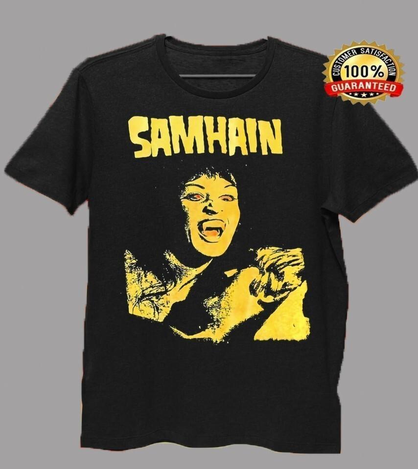 Samhain Band T Shirt Black Size S To 4XL Cotton Black KK2036 Unisex T-Shirt S