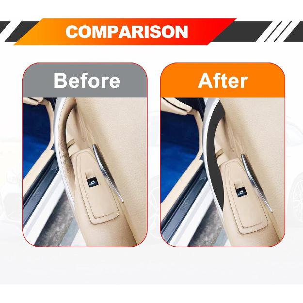 2PCS Door Handle Covers Left Front and Right Front Compatible with BMW 320, 328, 330, 335, M3 2012-2018 & BMW 428, 435, M4 2014-2017(Black)