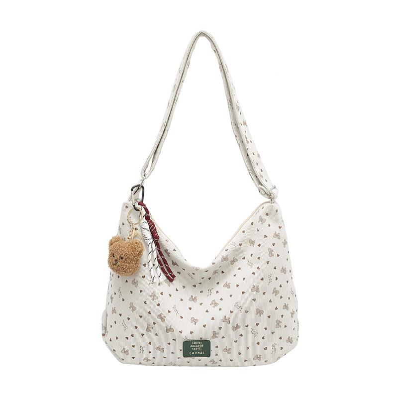 

New retro women s bag lazy wind bag casual simple large capacity tote bag shopping commuting shoulder messenger bag No pendant model
