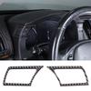 For 2007-2013 Infiniti G25 G35 G37 Soft Carbon Fiber Central Control Gear Shift Air Outlet Frame Panel Sticker Car Accessories