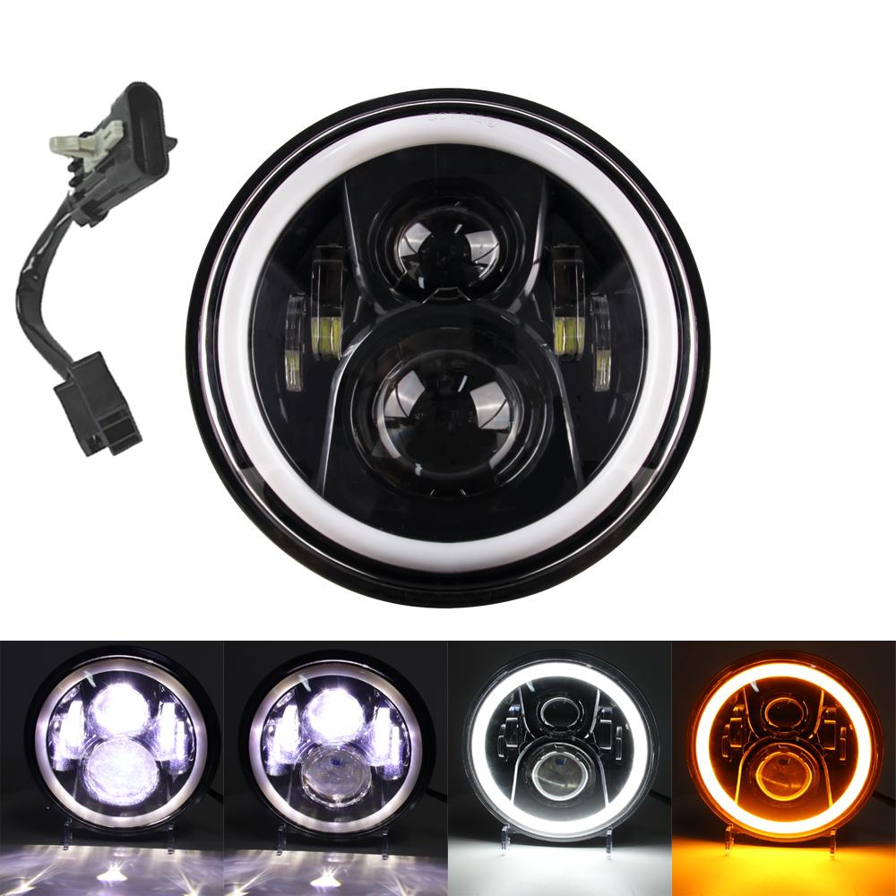 7 Inch LED Motorcycle Headlight for Harley Touring Ultra Classic Electra Street Glide Road King For Yamaha Motorbike Headlamp