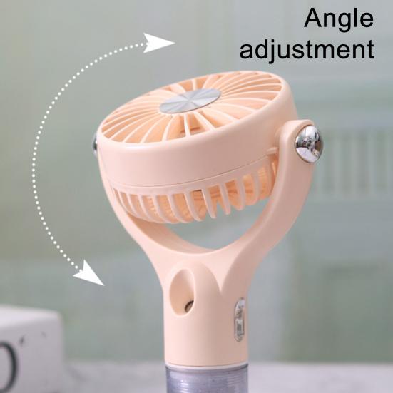 Mini Mist Spray Handheld Fan 100 Speeds Adjustable Portable Summer Misting Cooling Fan USB Rechargeable Travel Outdoor Personal Fan