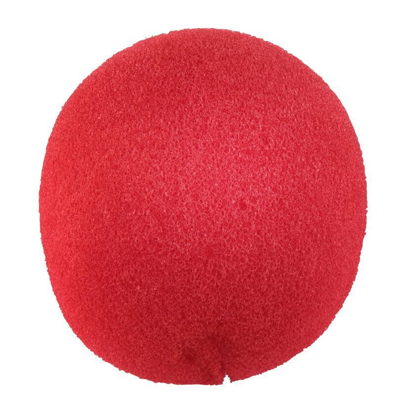 Foam Clown Nose Soft Round Nose Prop for Costume Party Halloween Dress Up Performance Toy Accessory for Adults and Kids