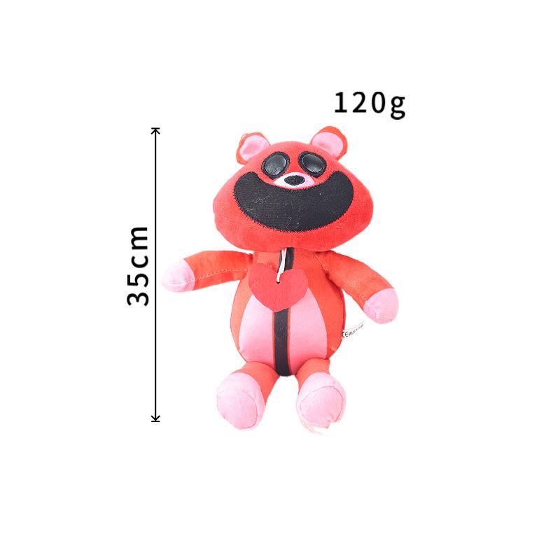 Playtime Smiling Critters Plush Toy Monster Stuffed Animal Doll for Kids Game Plushie Birthday Gift