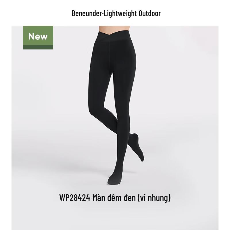 Beneunder Outdoor Windproof Water-Repellent Micro-Fleece Tights WP28424