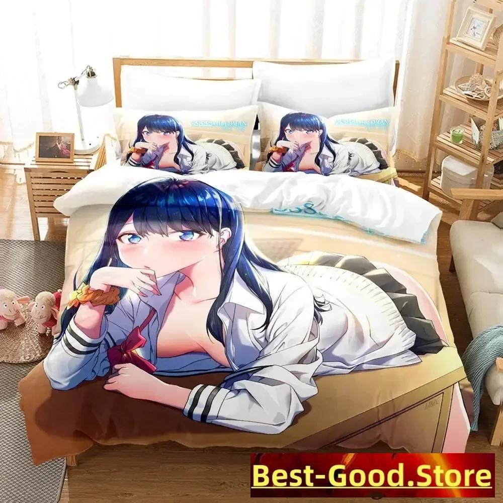 Ssss Gridman Bedding Set Single Twin Full Queen King Size Bed Set Adult Kid Bedroom Duvetcover Sets Anime Parure De Lit Bed