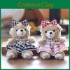 Bear Shelliemay Plush Pendant With Pp Cotton Soft Material Bear Keychain Gift