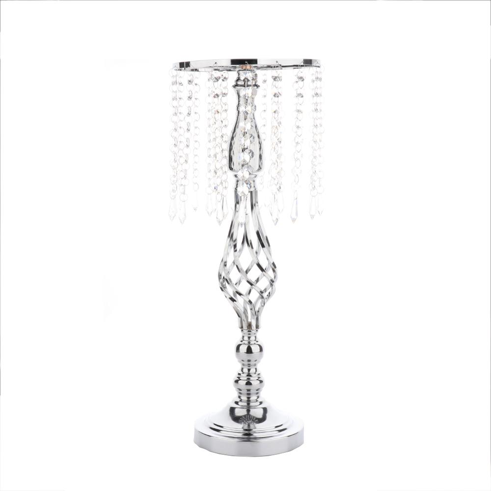 Candlestick Holder Decorative Crystal Candlestick Ornament Dining Table Centerpieces Wedding Decor