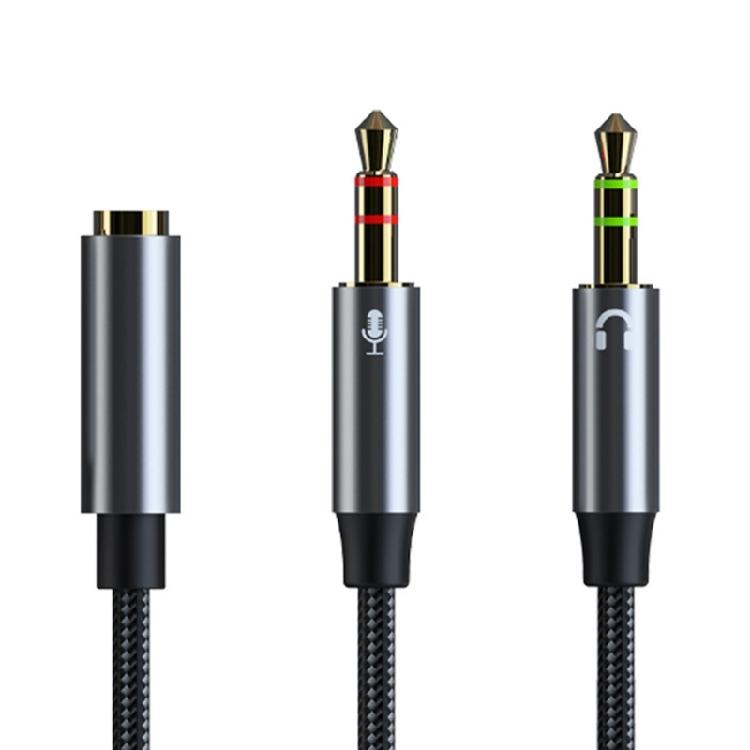 

Oxygen Frees Wire Headphone Splitter Small & Flexible 3.5mm Headset Splitter 30cm for Reduced Signal Interferences