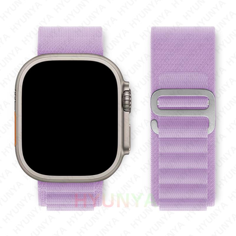 Alpine Λουράκι για Apple Watch Band Σειρά 10 9 8 7 SE Ultra 2 41mm 42mm 45mm 46mm 49mm 40mm 44mm IWatch Correa Λουράκι Ρολόι Βραχιόλι