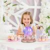 Rotating Carousel Music Box Crystal Ball Light up Snow Globe Wind up Musical Box Colorful Lights Cute Little Horses