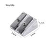 Metal Silver Pens Cutter Tool Office Sharpener Double Hole Pencil Sharpener Pencil Sharpener