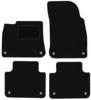 Czarne welurowe dywaniki podłogowe do: Volkswagen Touareg III SUV (2018-)