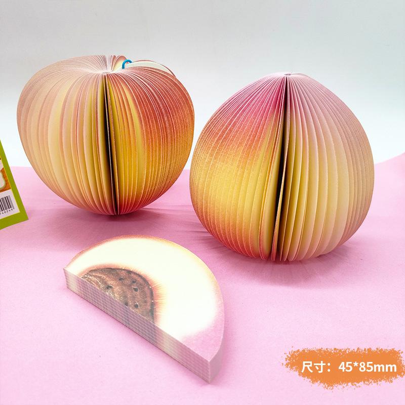 125 Sheets Creative Fruit Shapes Sticky Note Pads Notepads,Sticker Paper,Memo Pads,for School Stationery Office Supplies
