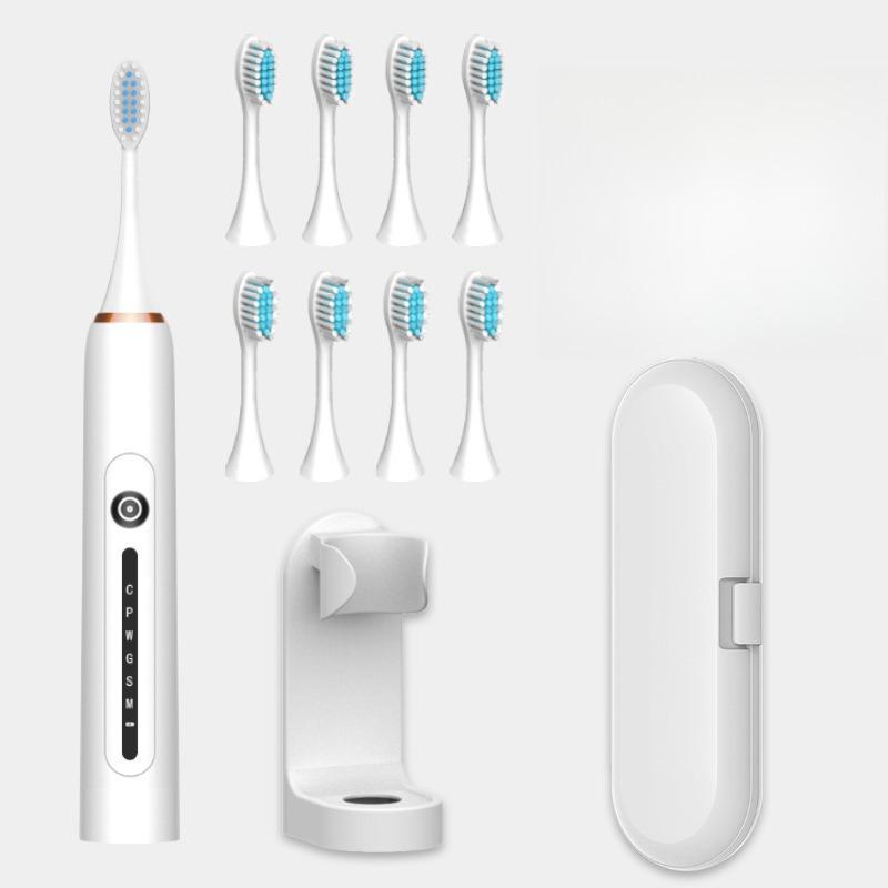 Electric Toothbrush Smart Home Sonic Portable Couple Toothbrush Soft Hair Adult Charging Set