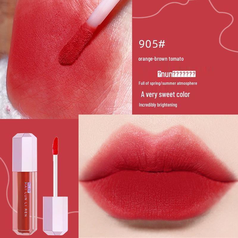 Pink Diamond Velvet Matte Lip Glaze - Feuchtigkeitsspendend, Aufhellend, Erfrischend, Langanhaltend, Nicht klebrig, Budgetfreundliche Lippenfarbe.