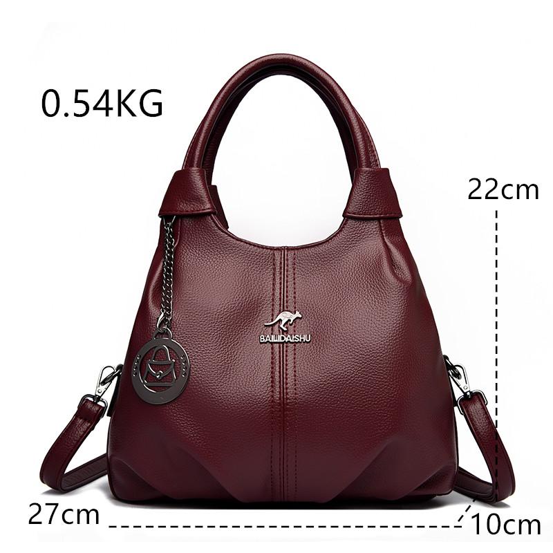 Genuine High Quality Leather Handbag Brand Women Shoulder Crossbody bags for Designer Female Messenger Bags Fashion Luxury Tote