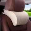 1Pcs Durable PU Leather Car Neck Pillow Memory Foam 3D Headrest Cushion Comfortable Driving Seat Headrest Pad for Auto Interior