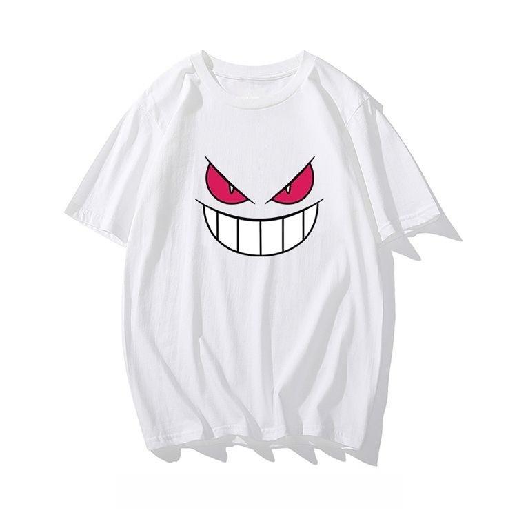 

Pokmon Pocket Gengar Summer New Printed TShirt Unisex Cotton Street YK Harajuku Loose Casual Sleeve Unisex Comfortable 4XL