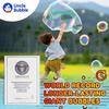 Uncle Bubble Giant Sword (Large) with Special Bubble Solution for Big Bubbles. Create and cut large bubbles with this ultra-bubble solution. Outdoor