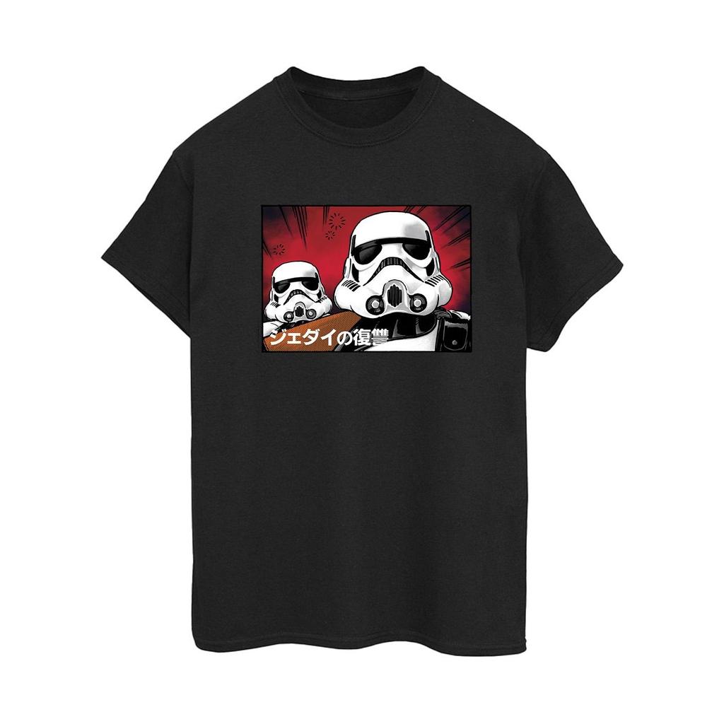 Star Wars Womens/Ladies Stormtrooper Japanese Cotton Boyfriend T-Shirt