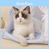 Cozy Blue Cat S Cat Tipi Foldable Detachable Kitten Hut Pet Supplies