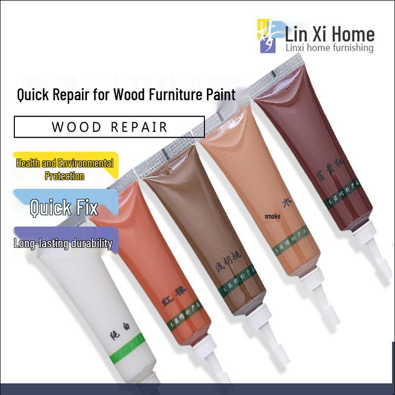 Woodware Solid Wood Repair Putty - Color Paste for Nail Hole and Baseboard Fixing