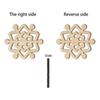 Handmade Wood Snowflakes Decorations For Festival DIY Crafts Customizable Holiday Homes Office Wall Display