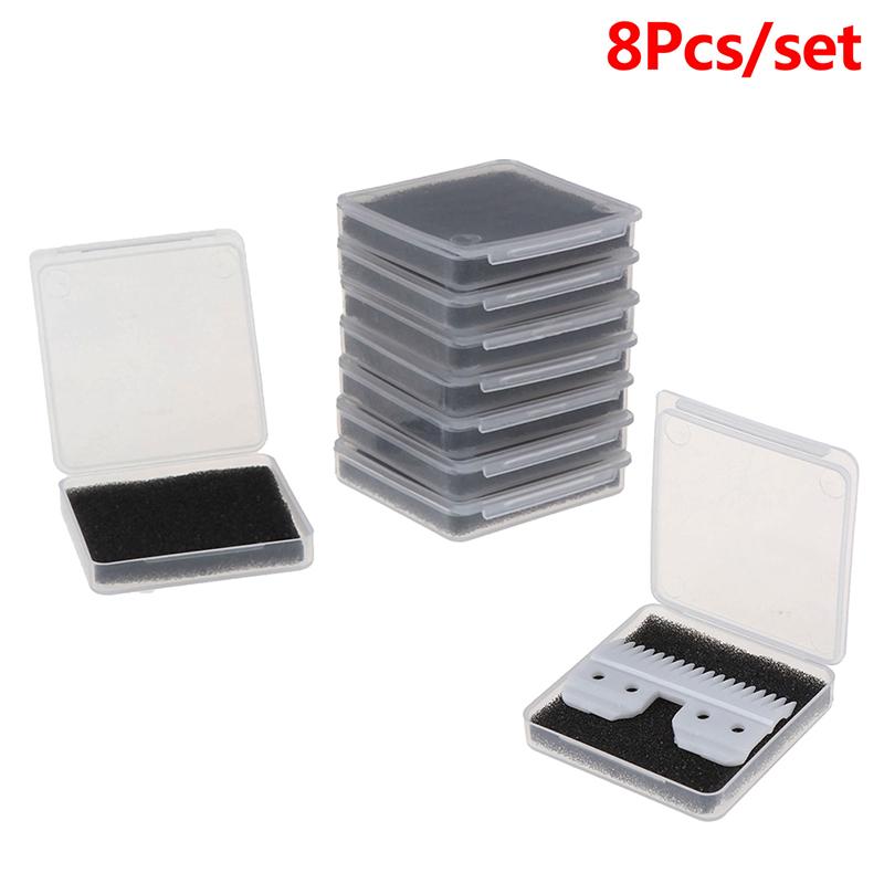 Buy 8Pcs Hair Clipper Box Case For Ceramic Blade 32 Teeth TCutter Hair