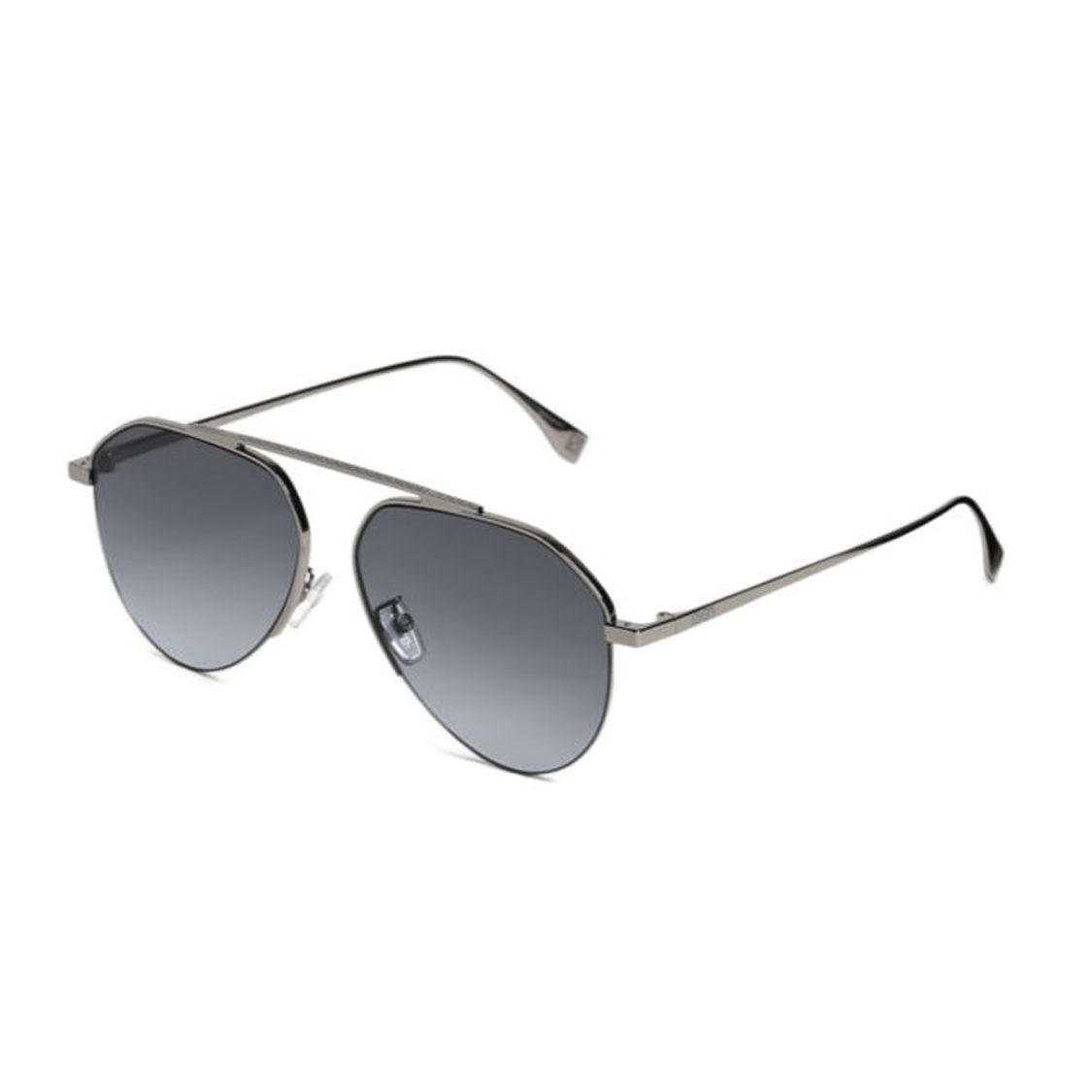 

Fendi Irregular Frame Solid Color Sunglasses Men sunglasses Silver FE40061U F,Silver