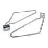 2x Motorcycle Saddlebags Mount Brackets Support Black for XL883/1200 HD1450/1584