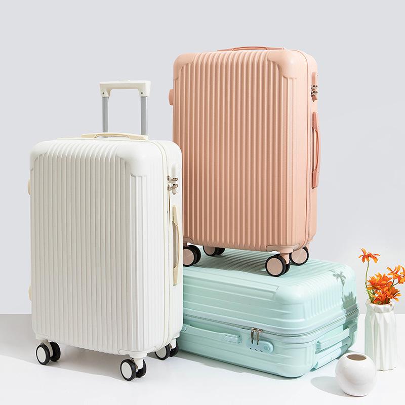 20" Lightweight Wear-Resistant Trolley Case: Stylish, Durable, Thickened Travel Suitcase.