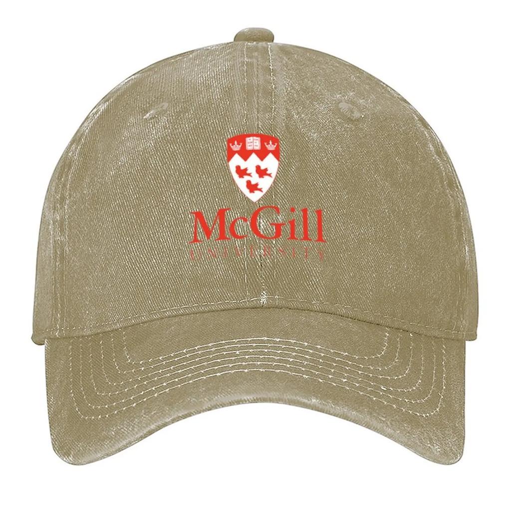 McGill Univ Logo Baseball Cap Luxury Man Hat Dropshipping Uv Protection Solar Hat western Hat Women's Beach Men's