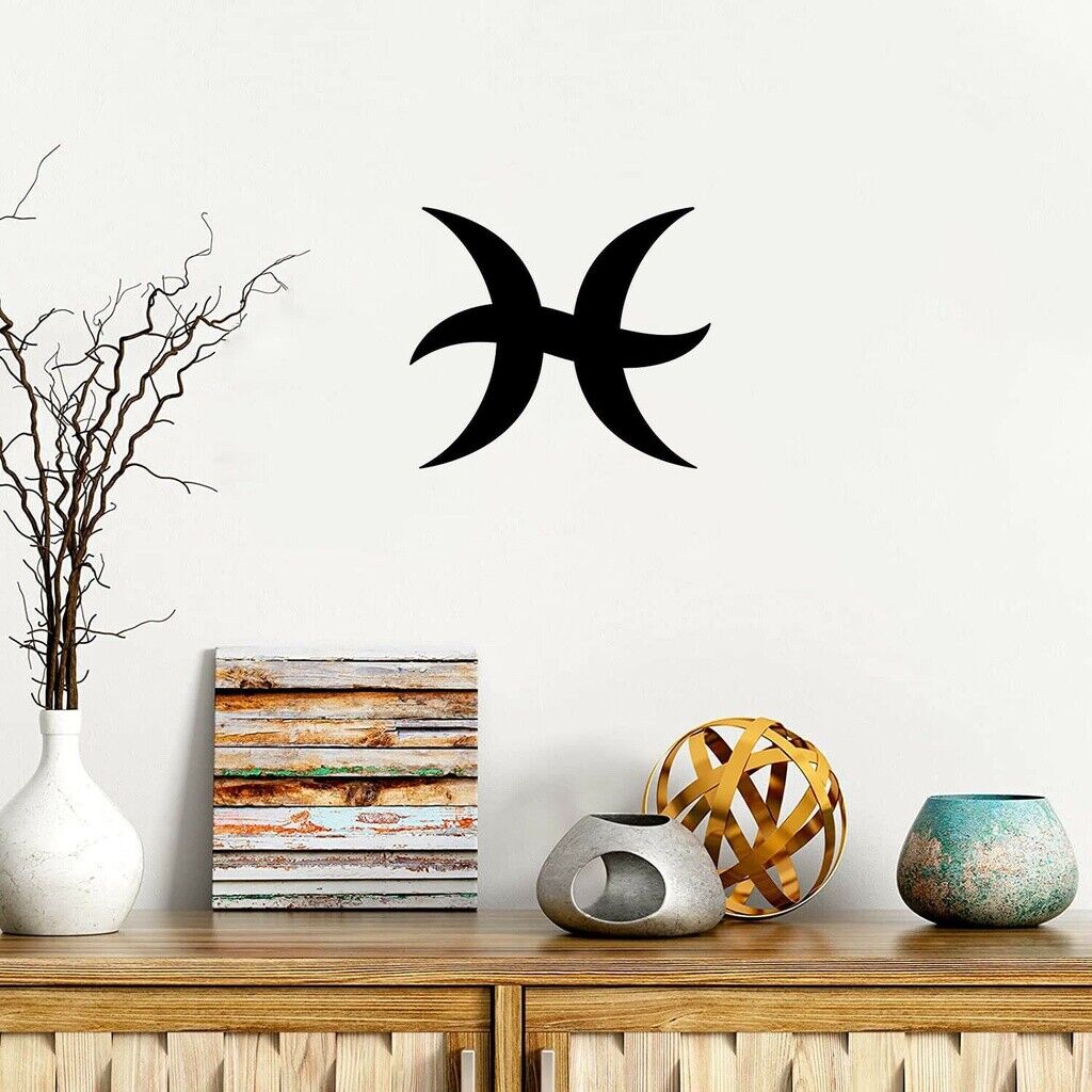 

Символ Гороскопа Рыб - Домашний Декор Декоративный Акцент Металлический Настенный Знак