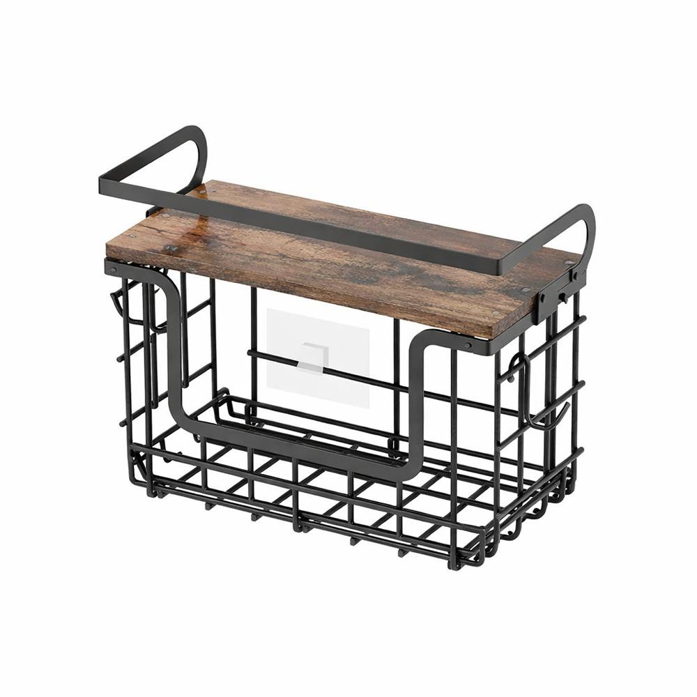 Wall Mounted Refrigerator Side Storage Rack Punch Free Kitchen Storage Shelves  Bathroom Adhesive