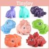 Colorful Dinosaur Cube Educational Puzzle Toy For Kids With Smooth Rotating Design