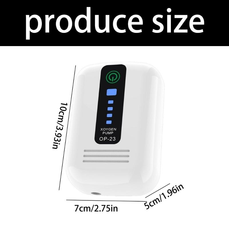 Portable Aquarium Air Pumps,Fish Tanks Air Bubbler,Adjustable Quiet Powerful Oxygen Aerator Pumps for Fish Tanks
