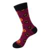 Halloween Socks with Scary Skulls, Vampire Teeth, and Pumpkin Faces Charm Designing Woman Man Autumn Winter Socks