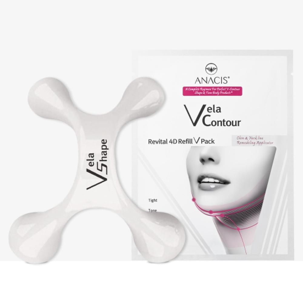 Velashape Anasis Body Calf Impressure Lymph Massager + Neck Wrinkle Pack 1ea