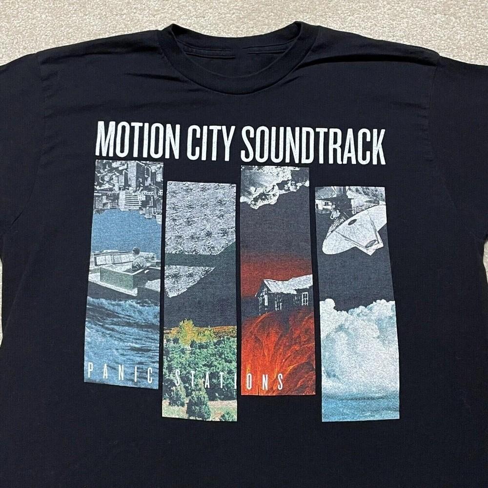 Motion City Soundtrack Band Black All Size Unisex T-Shirt Unisex T-Shirt S
