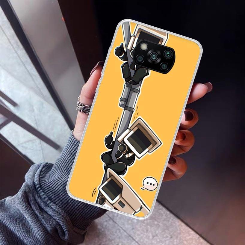 

S-Skibidi Toilet Mobile Cell Phone Case For Xiaomi Poco X7 X6 X5 Pro F7 Ultra Redmi 15C 15 13 13C 12 12C 10 10A 10C 9 9A 9C 9T S Redmi 12