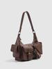JIAERDI Retro Y2k Underarm Bag Purse Women High Street Leather Chic Brown Handbag Ladies Vintage Shoulder Bags Bolsos De Mujer