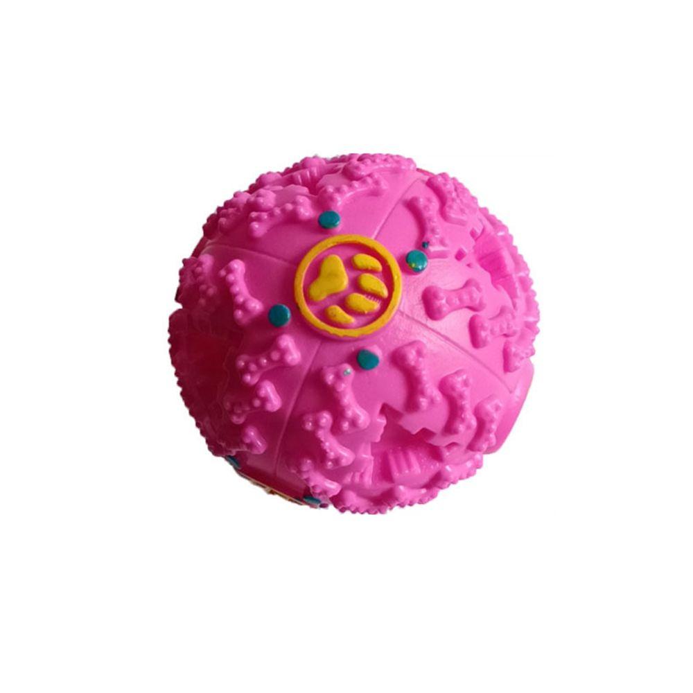 Leakage Food Squeaking Slow Dispensing Pet Food Dispenser Dog Feeder Dog Chew Toy Pet Puzzle Toys